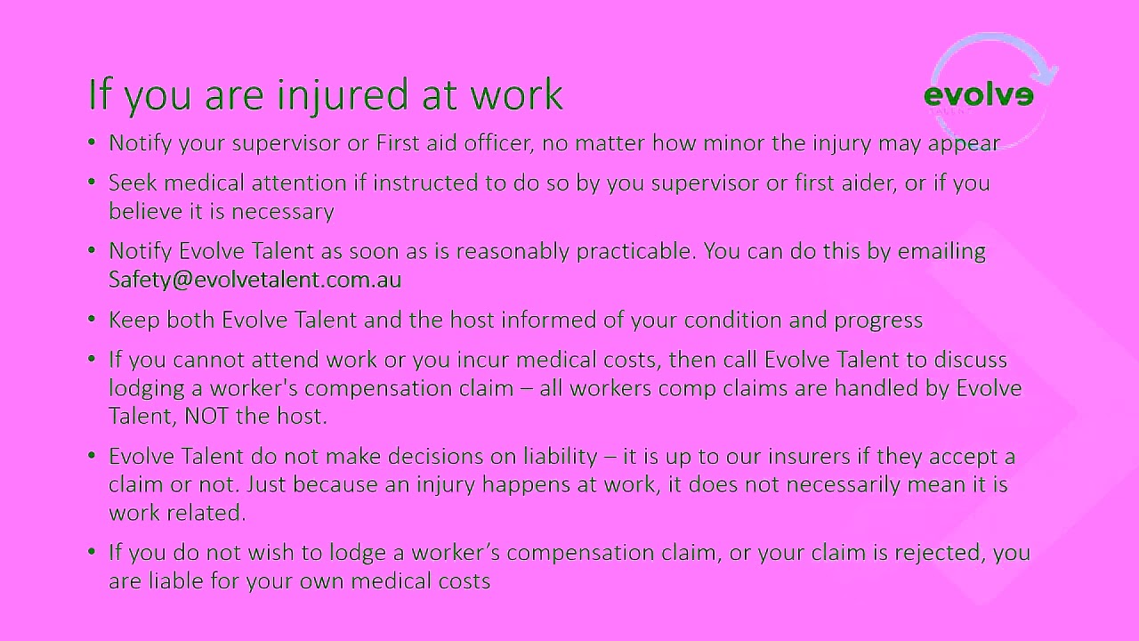 OnBoarded Evolve Talent | Safety