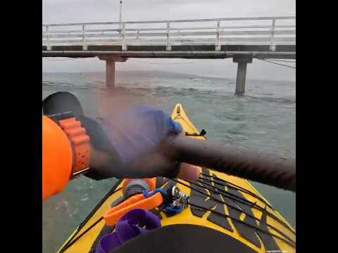 Rough sea - Perception Sea Lion kayak #seakayak #roughsea #kayaker #newzealand