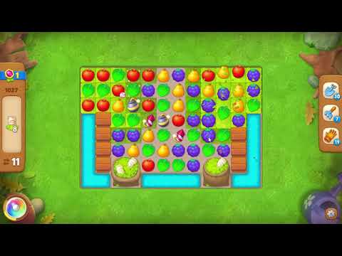 Gardenscapes 1027 Level - 18 moves - NO BooSTERS