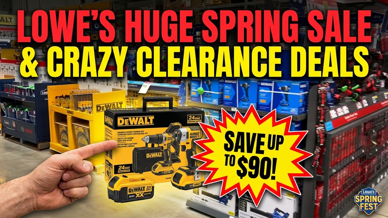 Lowe's Huge Spring Sale | These Deals You Don't want to Miss!