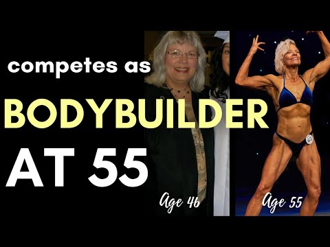 Female Bodybuilder Over 50 - Competition Footage