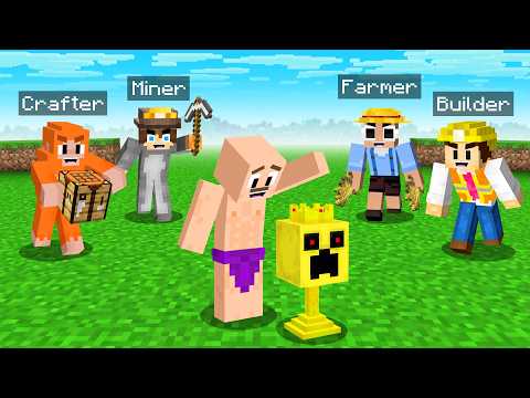 Minecraft HVS but Speedrunners have Roles!