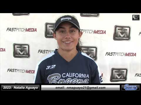 2023 Natalia “Bubba” Aguayo 3.5 GPA Slapper, Athletic Outfielder Softball Skills Video - Ca Breeze