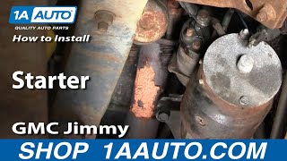 How to Replace Direct Drive Starter 82-91 GMC Jimmy Full Size