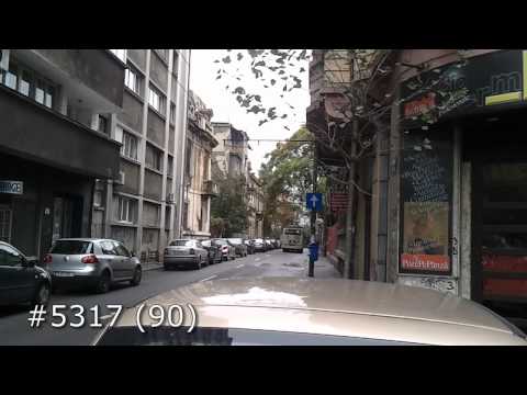 Bucharest - trolleybus loop for eastern lines at Piata Rosetti - part 1 of 2