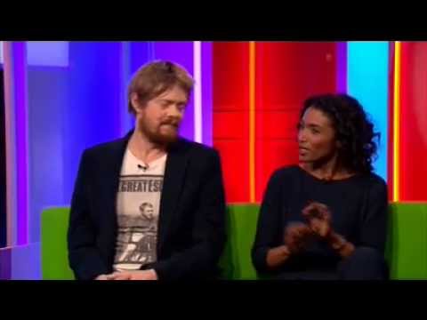 Death in Paradise Interview  Sara Martins & Kris Marshall