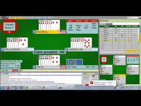 Bermuda Bowl Round Robin 1 - USA1 vs Argentina 9 27 2015 11 19 38 AM 1