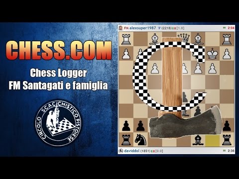 SCACCHI Partite Online 66 - CHESS.COM - daviddol vs ChessLogger - sfida IGNORANTE LIVE