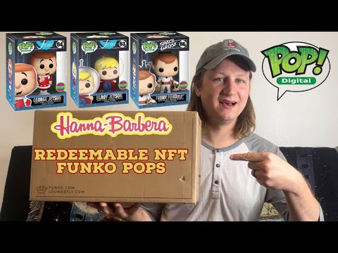 Unboxing My First Ever NFT Redeemable Funko Pops! - Hanna-Barbera Series 1 NFT Funko Pops