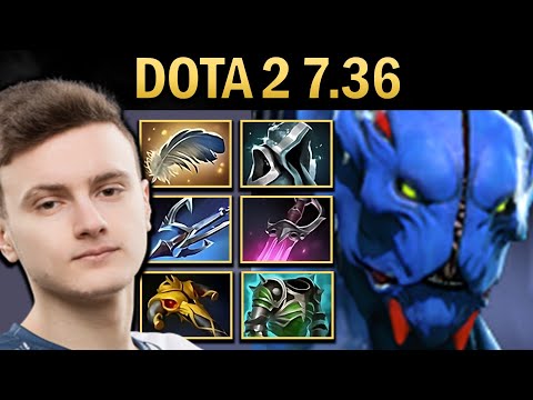 Nightstalker Gameplay Miracle with Khanda and Harpoon - Dota 7.36