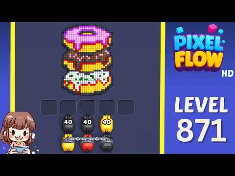 Pixel Flow Level 871 Walkthrough