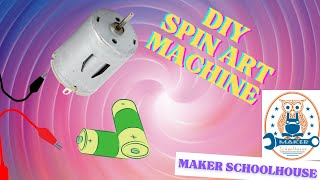 Make a DIY Spin Art Machine in 30 minutes or less!