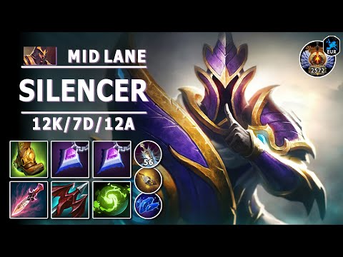 Silencer Mid Lane | 7.31b | Long Silence with Refresher Build | Dota 2 Immortal Gameplay