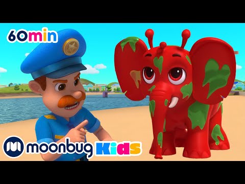 Morphle Gets Slimed - Cop is ANGRY | Morphle | Emotions and Feelings | Moonbug Kids