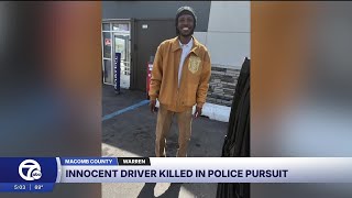 Man killed after juveniles fleeing police in pickup truck slam into his vehicle in Warren