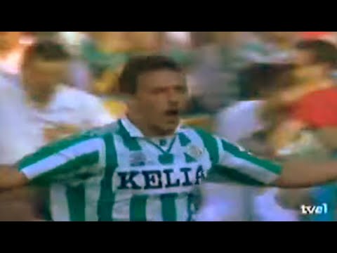 Wojciech Kowalczyk gol Betis - Sevilla 2-1 La Liga 11.06.1995