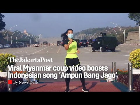 Viral Myanmar coup video boosts Indonesian song ‘Ampun Bang Jago’