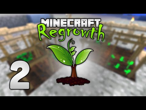 Modded Minecraft: Regrowth HQM - 2 - Becoming one with nature
