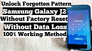 🔴 Live Proof -Unlock Forgotten Pattern Lock Samsung Galaxy J2 Without Factory Reset | Unlock Pattern