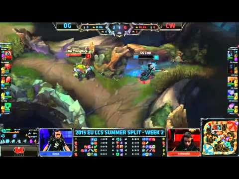 Soaz - 1vs2 Hecarim Outplay vs Youngbuck and Airwaks - League of Legends