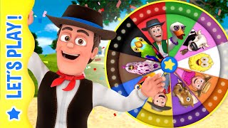 Wheel of Fortune with Zenon's Farm Songs #3 - Videos For Kids | Let's Play Kingdom