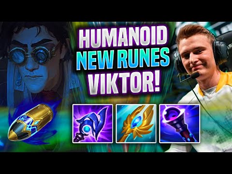 HUMANOID CHILLING WITH VIKTOR NEW RUNES! - FNC Humanoid Plays Viktor MID vs Twitch! | Preseason 2022
