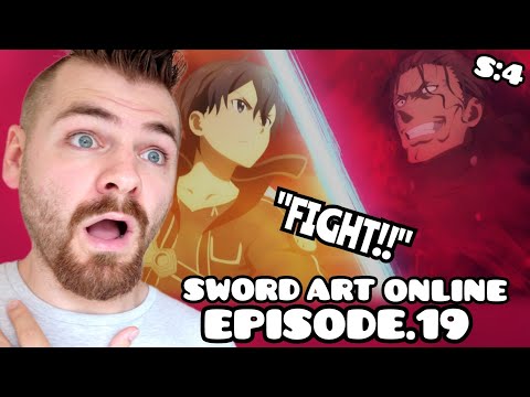 KIRITO IS P*SSED!!!! | Sword Art Online | Episode 19 | SEASON 4 ALICIZATION PART 2 | ANIME REACTION!