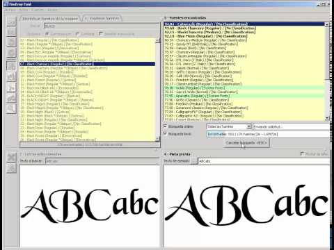 Identificación de fuentes, letras o tipografias (5) Identificación de fuentes, letras o tipografias (5)