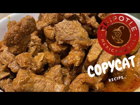 CopyCat Chipotle Steak Recipe EASY!
