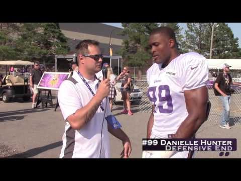#99 MInnesota Vikings DE Danielle Hunter 8-4-16