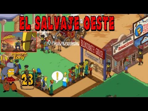 Los Simpson Springfield "El Salvaje Oeste, Cap. 23: "Las misiones de Willie" - Tony