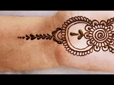 Front hand Arabic henna mehndi designs || Simple/Easy Mehndi designs 2019 मेहंदी डिजाइन Video