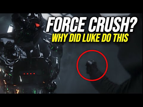 Why Luke Skywalker used FORCE CRUSH to save Grogu | Dark Side Abilities