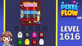 Pixel Flow Level 1616 Solution Walkthrough
