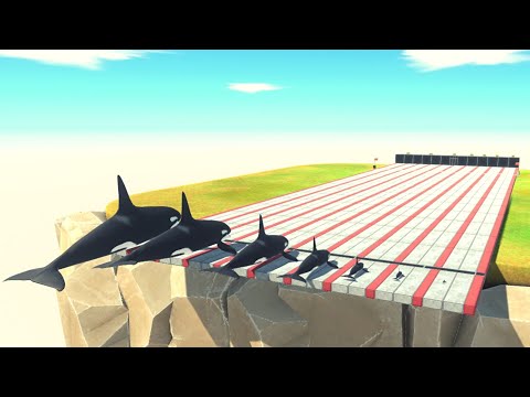 Different Size Race - Aquatics ARBS | Animal Revolt Battle Simulator