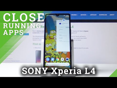 How to Turn Off Running Apps in SONY Xperia L4 – Close Background Apps