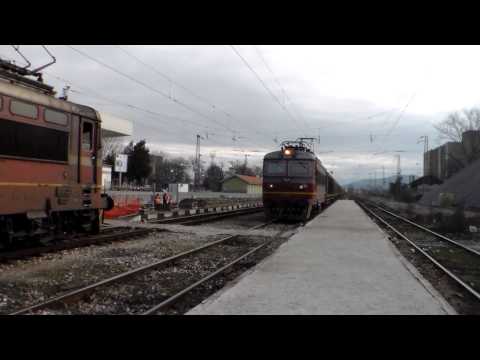 tren de marfă trece de la Pazardzhik