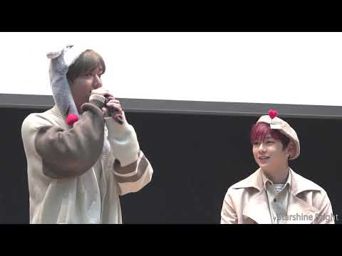 181124 WannaOne 코바코홀 팬싸 엔딩 강다니엘 박지훈
