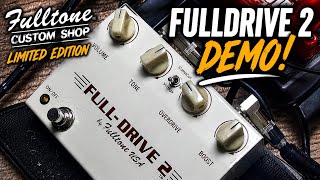 Video thumbnail for Fulltone Fulldrive 2 Limited Edition Custom Shop (White) DEMO by Sam Rhodes