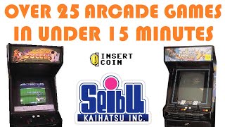 Over 25 Seibu Kaihatsu Arcade Games In Under 15 Minutes