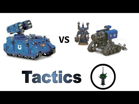 Whirlwind vs Thunderfire Cannon - Space Marine Indirect Fire Contest