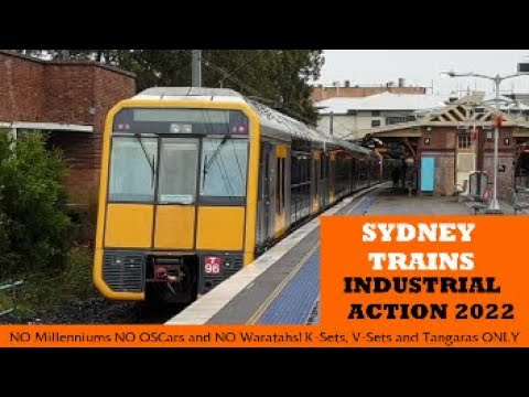 Paul's Train Vlog 1241: Sydney Trains Industrial Action 2022