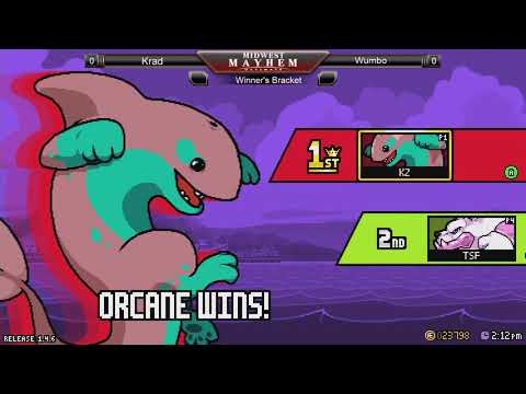 Midwest Mayhem Ultimate - Rivals of Aether - Winner's Bracket - Krad (Orcane) vs. Wumbo (Etalus)