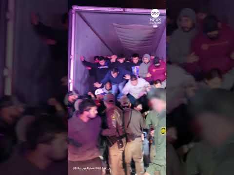 39 migrants were rescued from a burning tractor-trailer at the Falfurrias Border Patrol checkpoint