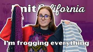 All my WIPs are ruining my life - Knit California Podcast