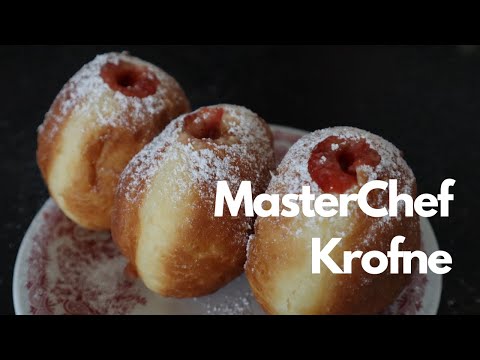 Krofne with Strawberry Jam and Cream Patisserie | MasterChef Australia