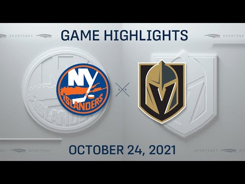 NHL Highlights | Islanders vs. Golden Knights - Oct. 24, 2021