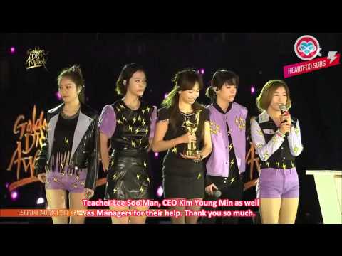 [HeartfxSubs] 130120 f(x) - Golden Disk Awards Bonsang (eng)