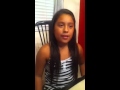 Malenie cantando canción de Adele Set Fire To The ...
