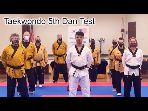 I TESTED FOR MY 5TH DAN BLACK BELT| Taekwondo Vlog